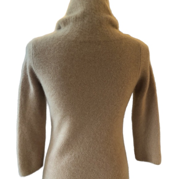 100% Cashmere Sweater Tan Women’s XS - Picture 2 of 4